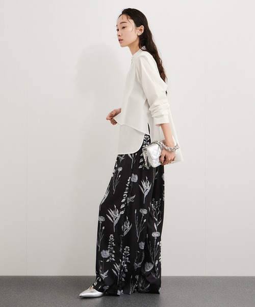 LE CERCLE par rope'（ルセルクルパーロペ）の「ブロード2WAYヘムタックブラウス（シャツ/ブラウス・レディース・サックスブルー/ライトグレー/ホワイト/ベージュ・FREE）」の11枚目の写真