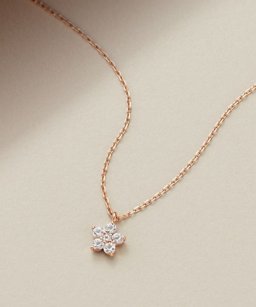 ❤❥4℃✨ヨンドシー　ネックレス　月形　三日月　ローズゴールド ❤❥4℃✨ヨンドシー ネックレス 月形 三日月 ローズゴールド 4°c