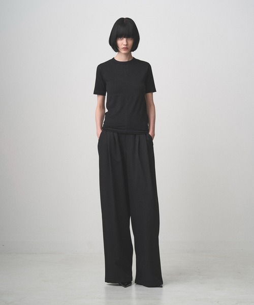 Juha（ユハ）の「SIGNATURE SKIN TEE（Tシャツ/カットソー・メンズ・ブラック/チャコールグレー/ホワイト・3/4）」の6枚目の写真