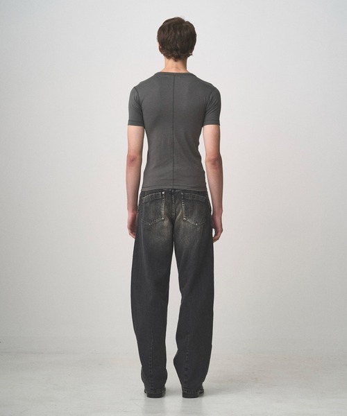 Juha（ユハ）の「SIGNATURE SKIN TEE（Tシャツ/カットソー・メンズ・ブラック/チャコールグレー/ホワイト・3/4）」の11枚目の写真
