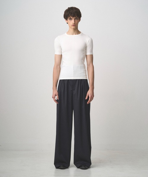 Juha（ユハ）の「SIGNATURE SKIN TEE（Tシャツ/カットソー・メンズ・ブラック/チャコールグレー/ホワイト・3/4）」の12枚目の写真