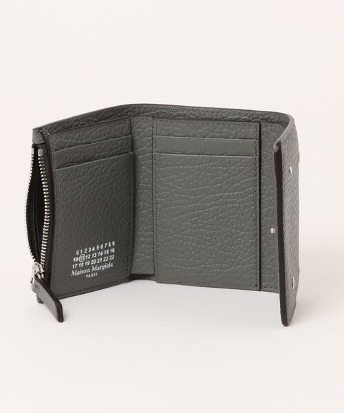 Maison Margiela(メゾンマルジェラ)の「Maison Margiela WALLET CLIP 3 WITH ZIP(財布・レディース・ライトグレー・FREE)」の4枚目の写真