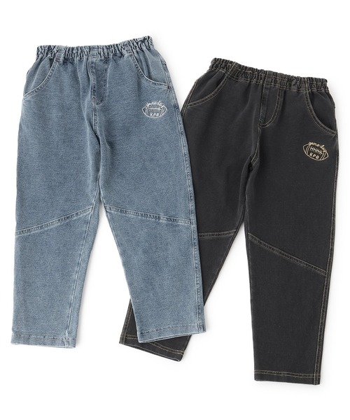 KP BOY（ケーピーボーイ）の「インディゴデニムニット パンツ（その他パンツ・キッズ・ネイビー/ブラック・110cm/120cm/130cm/140cm/150cm/160cm）」の17枚目の写真