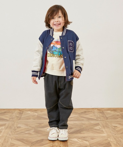 KP BOY（ケーピーボーイ）の「インディゴデニムニット パンツ（その他パンツ・キッズ・ネイビー/ブラック・110cm/120cm/130cm/140cm/150cm/160cm）」の3枚目の写真