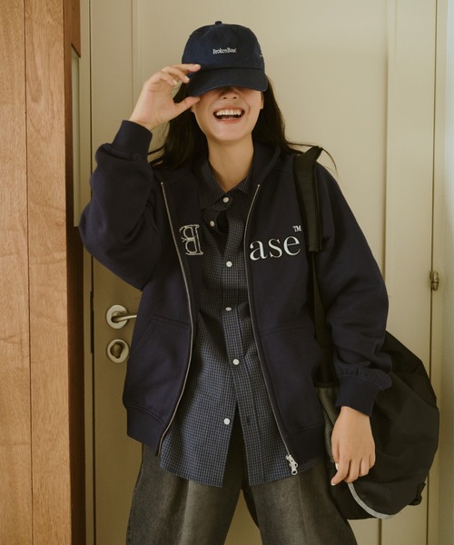 B.Base Double-Zip Hoodie（パーカー）｜BROKEN BASE（ブロークン