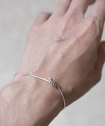PR01.（ピーアールワン）の「SENTI FINE VENETIAN CHAIN BRACELET SV　ヴェネチアンチェーン細ブレスレット シルバー（ブレスレット）」