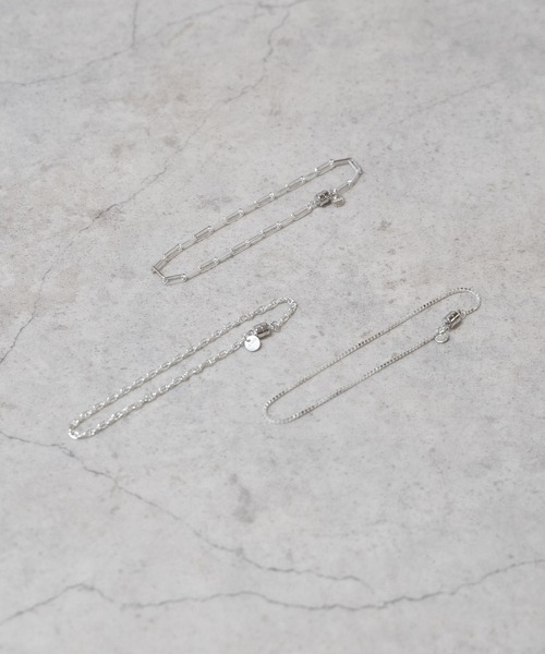 THE SHISHIKUI ヴェネチアンブレスレット　16cm SENTI FINE VENETIAN CHAIN BRACELET SV ヴェネチアンチェーン細