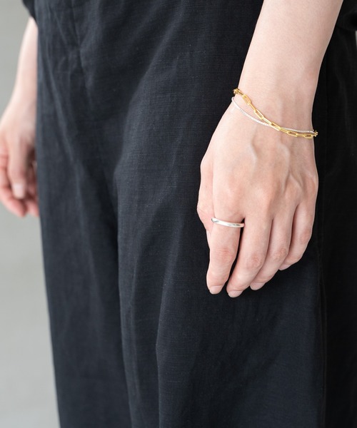 THE SHISHIKUI ヴェネチアンブレスレット　16cm SENTI FINE VENETIAN CHAIN BRACELET SV ヴェネチアンチェーン細