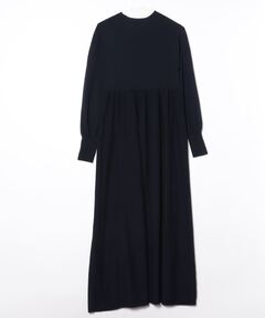 Curensology(カレンソロジー)/ウールハイネックギャザーワンピース