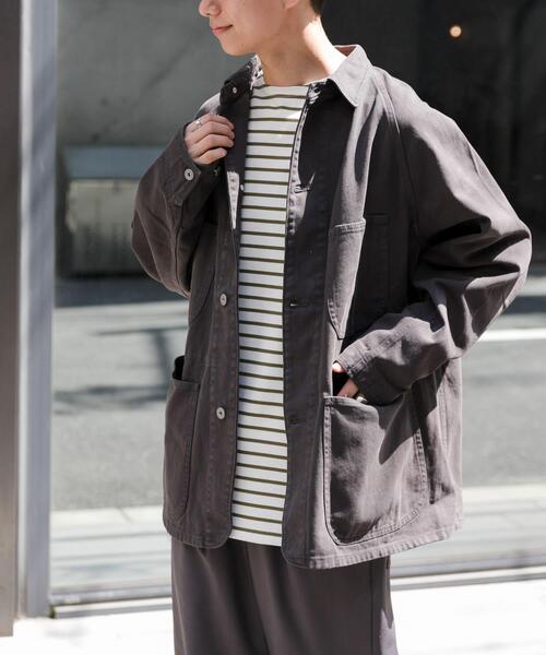 holk 縮絨グレー カバーオール Lサイズ メンズのカバーオール（グレー系）一覧 - WEAR