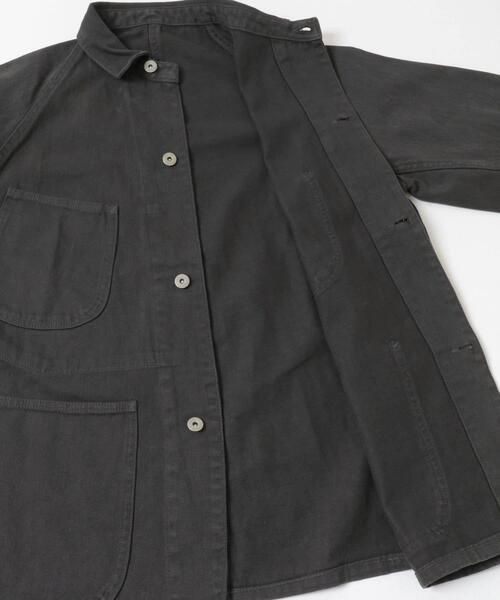 FORK&SPOON（フォークアンドスプーン）の「FORK&SPOON　ガーメントダイツイルカバーオール（カバーオール・メンズ・アイボリー/チャコールグレー・4/5）」の16枚目の写真