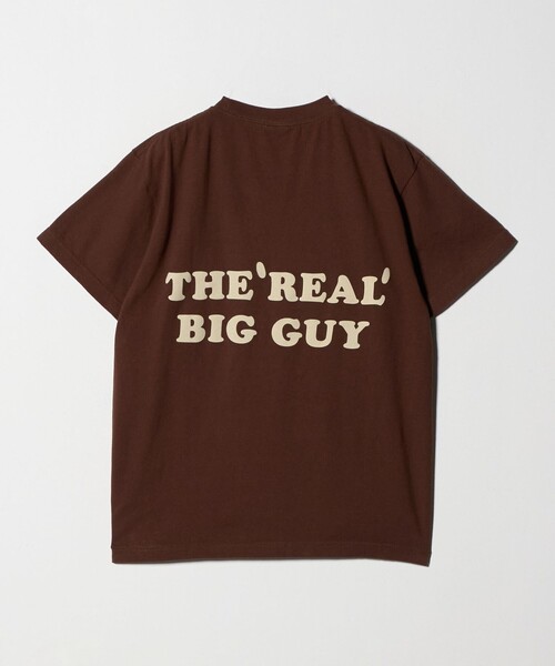 6（ロク）の「＜6(ROKU)＞バックプリント Tシャツ（Tシャツ/カットソー・レディース・ライトブルー/ダークブラウン・M/S）」の2枚目の写真