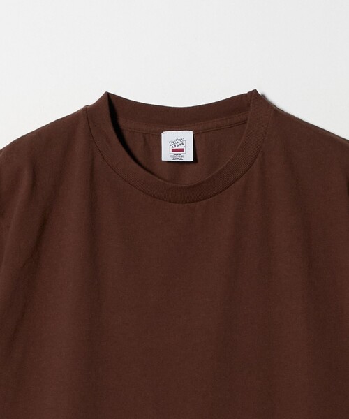 6（ロク）の「＜6(ROKU)＞バックプリント Tシャツ（Tシャツ/カットソー・レディース・ライトブルー/ダークブラウン・M/S）」の3枚目の写真