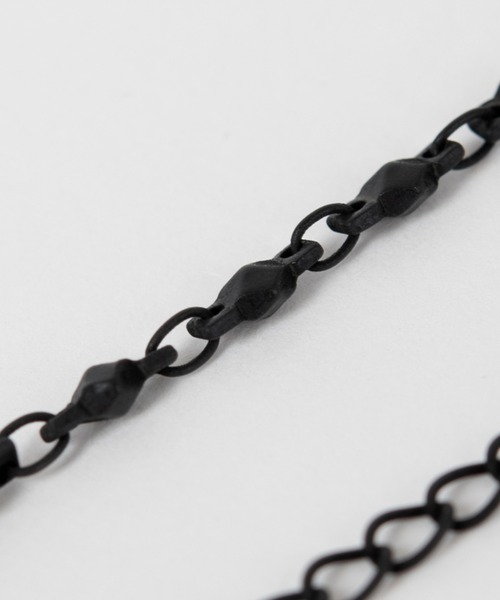 LAD MUSICIAN（ラッドミュージシャン）の「RING NECKLACE（ネックレス・メンズ・ブラック/シルバー・FREE）」の4枚目の写真