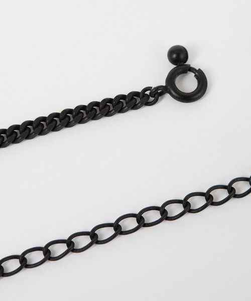 LAD MUSICIAN（ラッドミュージシャン）の「RING NECKLACE（ネックレス・メンズ・ブラック/シルバー・FREE）」の5枚目の写真