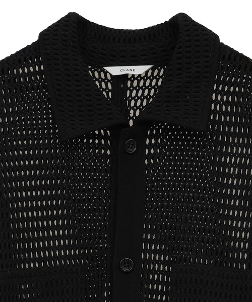 CLANE/クラネ】MESH POCKET OVER SHIRTS/メッシュポケット