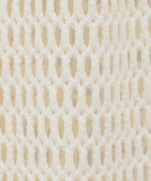 CLANE（クラネ）の「【CLANE/クラネ】MESH POCKET OVER SHIRTS/メッシュポケットオーバーシャツ/秋服（シャツ/ブラウス・レディース・アイボリー/ブラック・1）」の14枚目の写真