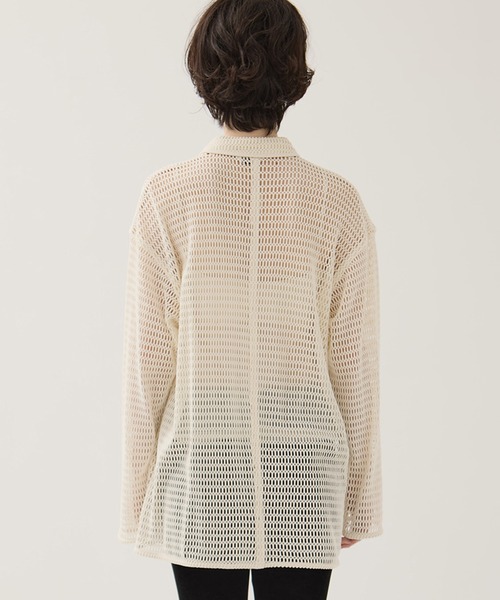 CLANE MESH POCKET OVER SHIRTS 3色 CLANE/クラネ】MESH POCKET OVER SHIRTS/メッシュポケット