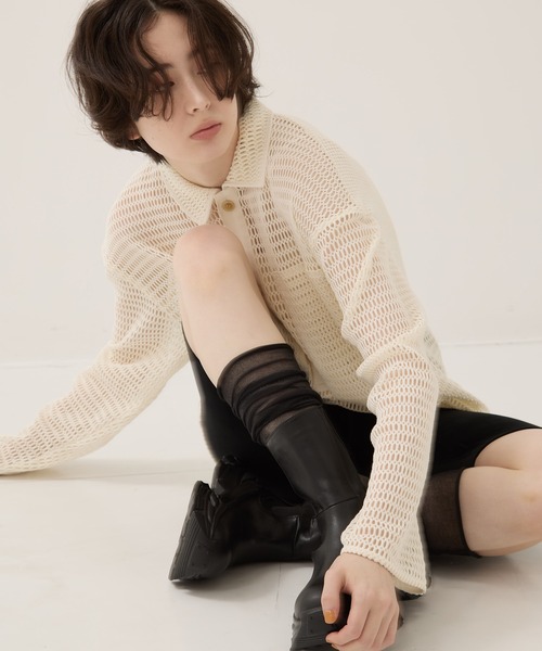 トップス CLANE MESH POCKET OVER SHIRTS MESH POCKET OVER SHIRTS｜TOPS(トップス)｜CLANE OFFICIAL ONLINE STORE