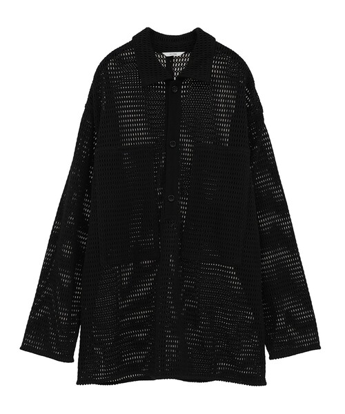 CLANE MESH POCKET OVER SHIRTS 3色 CLANE/クラネ】MESH POCKET OVER SHIRTS/メッシュポケット