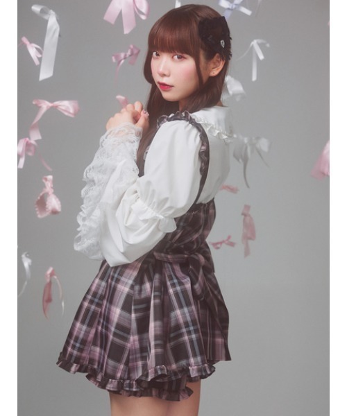 Ank Rouge(アンクルージュ)の「おリボン姫袖ブラウス(シャツ/ブラウス・レディース・ブラック/ホワイト/ピンク・M)」の22枚目の写真