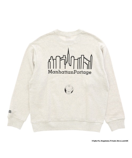 Manhattan Portage(マンハッタンポーテージ)の「Sweat Trainer DORAEMON(スウェット・メンズ・オートミール/ブラック・SMALL/MEDIUM/LARGE/X-LARGE)」の3枚目の写真