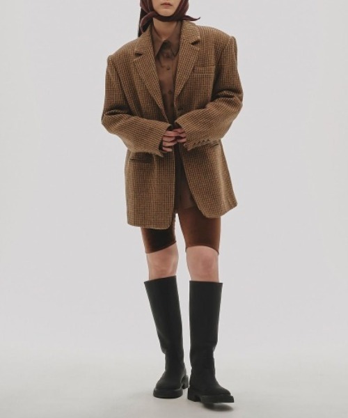 TODAYFUL(トゥデイフル)の「【TODAYFUL/トゥデイフル】Velour Half Leggings/ベロアハーフレギンス(その他パンツ・レディース・ブラウン/ブラック・38/36)」の3枚目の写真