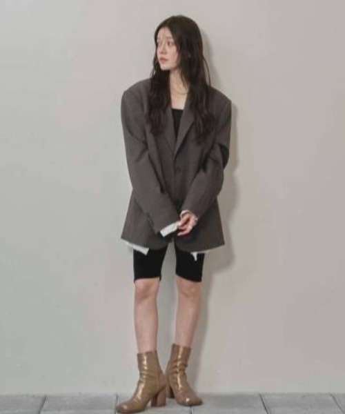 TODAYFUL(トゥデイフル)の「【TODAYFUL/トゥデイフル】Velour Half Leggings/ベロアハーフレギンス(その他パンツ・レディース・ブラウン/ブラック・38/36)」の12枚目の写真