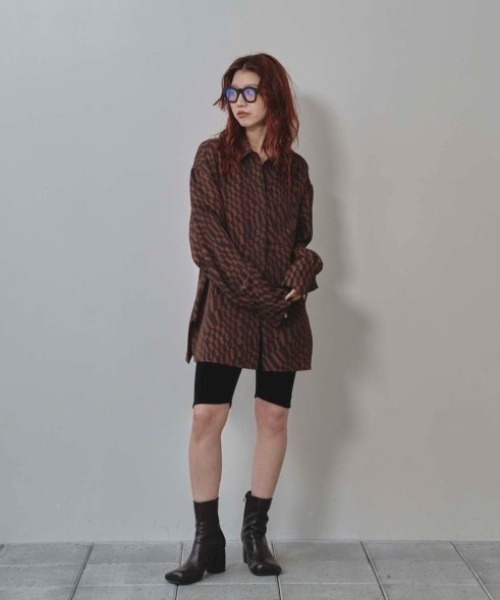 TODAYFUL(トゥデイフル)の「【TODAYFUL/トゥデイフル】Velour Half Leggings/ベロアハーフレギンス(その他パンツ・レディース・ブラウン/ブラック・38/36)」の15枚目の写真