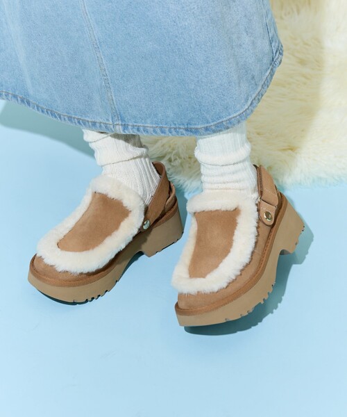 FREAK'S STORE（フリークスストア）の「限定展開 UGG/アグ W ESMEE CLOG/エスミ―クロッグ[6～8サイズ展開]（ブーツ・レディース・キャメル・7/8/6）」の8枚目の写真