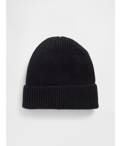 GAP（ギャップ）の「Cashsoft カシミヤタッチ ストレッチ ビーニー（ニットキャップ/ビーニー・メンズ・グレー/ブラック・ONE SIZE）」の2枚目の写真