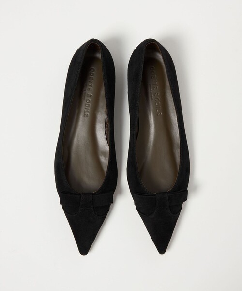 ウィングリボンポインテッド フラット20↑（パンプス）｜ODETTE