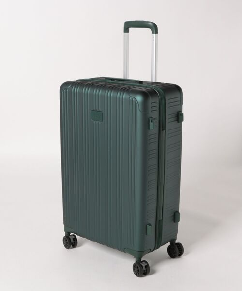 TAKEO KIKUCHI(タケオキクチ)の「【TAKEO KIKUCHI /タケオキクチ】EARLGREY キャリーケース 60L(スーツケース/キャリーバッグ・メンズ・シルバー/ブラック/グリーン・FREE)」の2枚目の写真