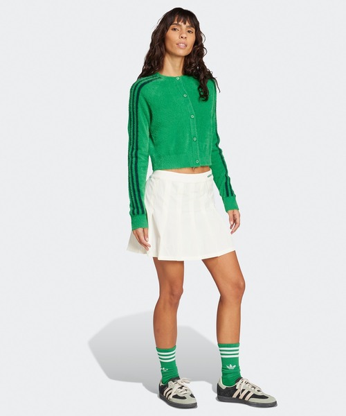 adidas(アディダス)の「adidas/アディダス FLUFFY CARDIGAN カーディガン(カーディガン/ボレロ・レディース・ネイビー/ピンク/グリーン・L/M/S/XS)」の8枚目の写真