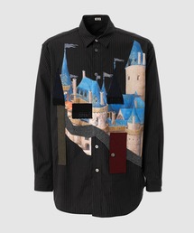 Applique-detail shirt