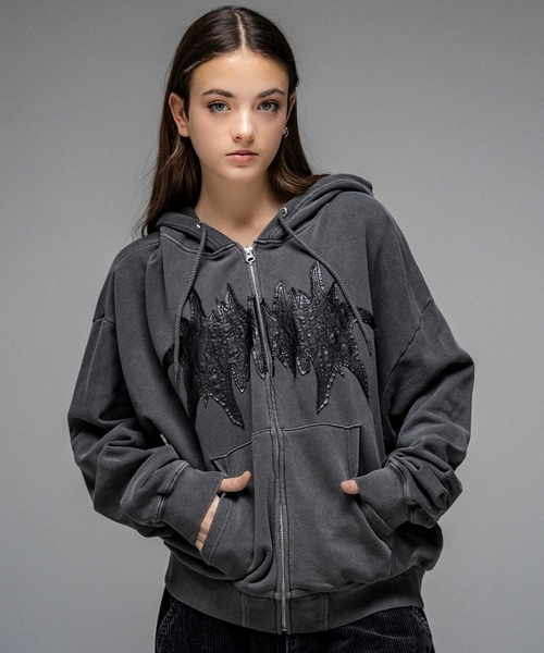 セール】AW 裏毛 ヴィンテージライク ZIPパーカー メンズ レディース