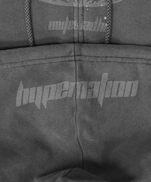 ILL'S(イルズ)の「裏毛 ヴィンテージライク ZIPパーカー メンズ レディース ユニセックス(パーカー・メンズ・ブラック系その他2/ブラック/ブラウン/ブラウン系その他2/ピンク系その他/ブラウン系その他・L/M)」の11枚目の写真