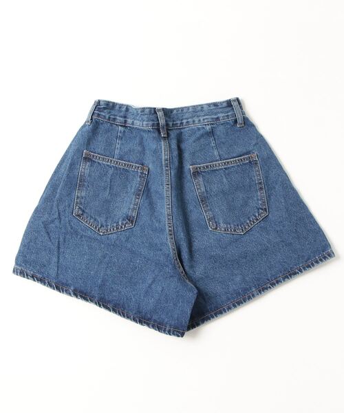 FREE STYLISTS(フリー スタイリスト)の「YUGA_YGMC Denim culottes skirt(デニムパンツ・レディース・インディゴブルー・S/M/L)」の2枚目の写真