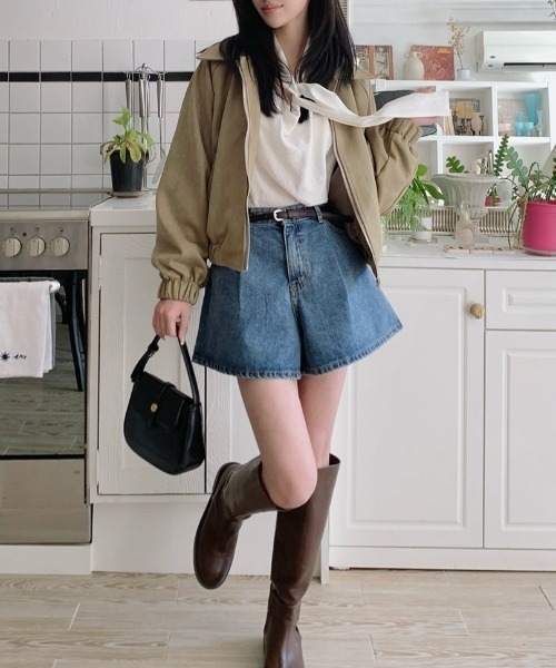FREE STYLISTS(フリー スタイリスト)の「YUGA_YGMC Denim culottes skirt(デニムパンツ・レディース・インディゴブルー・S/M/L)」の15枚目の写真