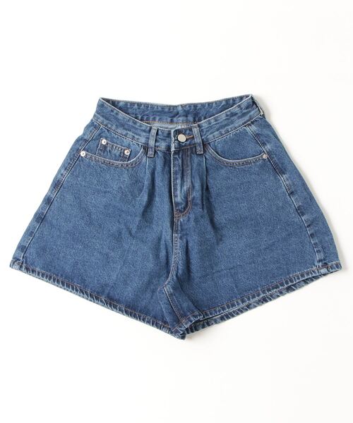 FREE STYLISTS(フリー スタイリスト)の「YUGA_YGMC Denim culottes skirt(デニムパンツ・レディース・インディゴブルー・S/M/L)」の16枚目の写真