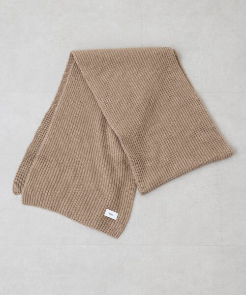 Whim Gazette(ウィムガゼット)の「【Hoaw.】カシミヤリブストール(ストール/ショール・レディース・モカ/グレー/サックスブルー・FREE)」の9枚目の写真