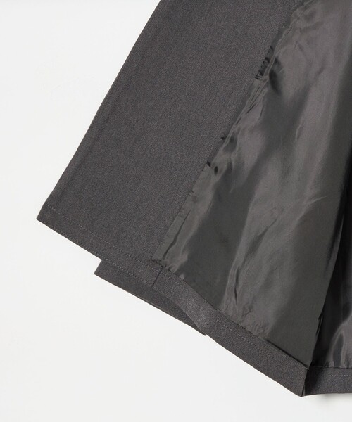 green label relaxing(グリーンレーベルリラクシング)の「ノーカラージャケット + タックパンツ セット / キッズ 110cm-130cm(スーツセット・キッズ・グレー/ダークグレー・130cm/120cm/110cm)」の9枚目の写真