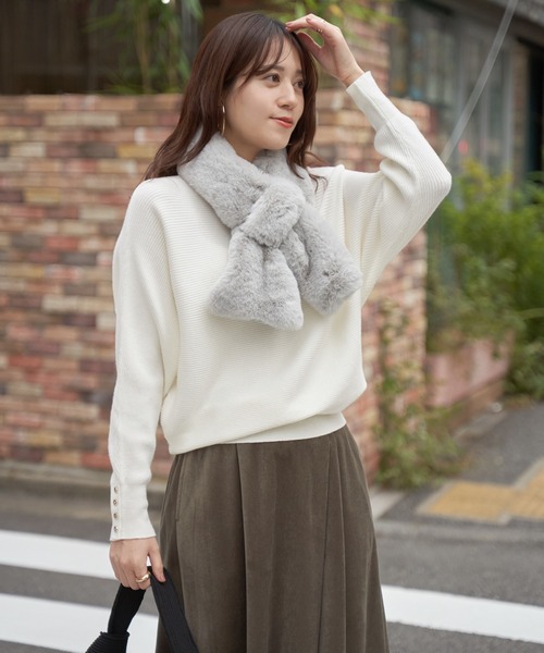 セール】エコファー差し込みマフラー（マフラー）｜ikka（イッカ）の