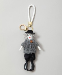 ドールチャーム＆うさぎチャーム ❋バッグチャーム ❋お人形 くるくるヘアーの垂れ耳ウサギちゃん🐇 いつも隣に あなたの隣に！ お