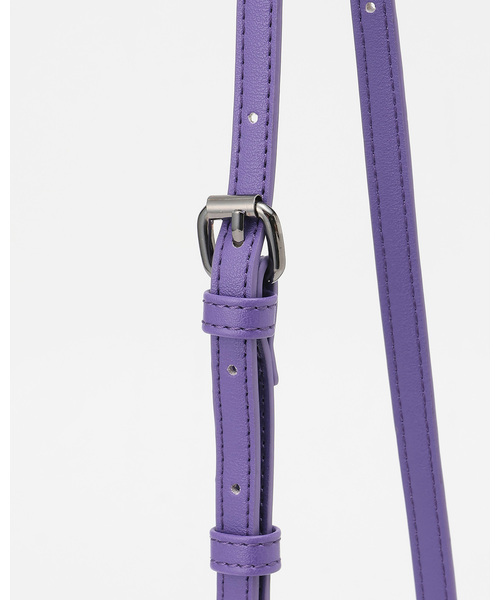 ANNA SUI mini(アナスイ・ミニ)の「【KUROMI】ショルダーバッグ(ショルダーバッグ・キッズ・ブラック/パープル・F)」の4枚目の写真