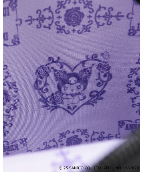 ANNA SUI mini(アナスイ・ミニ)の「【KUROMI】ショルダーバッグ(ショルダーバッグ・キッズ・ブラック/パープル・F)」の10枚目の写真