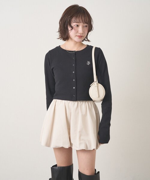 刺繍カーディガン（カーディガン/ボレロ）｜mline（エムライン）の