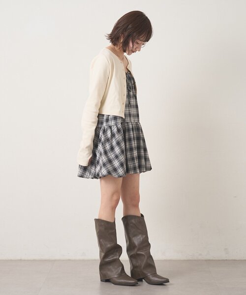 mline(エムライン)の「刺繍カーディガン(カーディガン/ボレロ・レディース・ピンク/ブラック/アイボリー/グレー・FREE)」の9枚目の写真