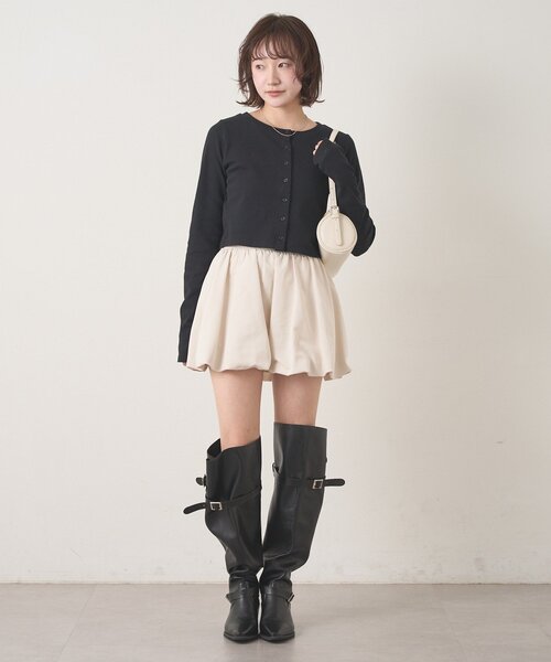 mline(エムライン)の「刺繍カーディガン(カーディガン/ボレロ・レディース・ピンク/ブラック/アイボリー/グレー・FREE)」の14枚目の写真