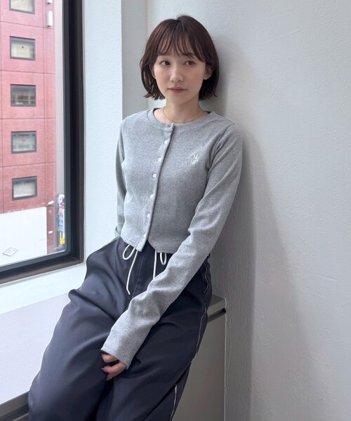 現行品♡M♡ダイアグラムボレロ 刺繍カーディガン（カーディガン/ボレロ）｜mline（エムライン